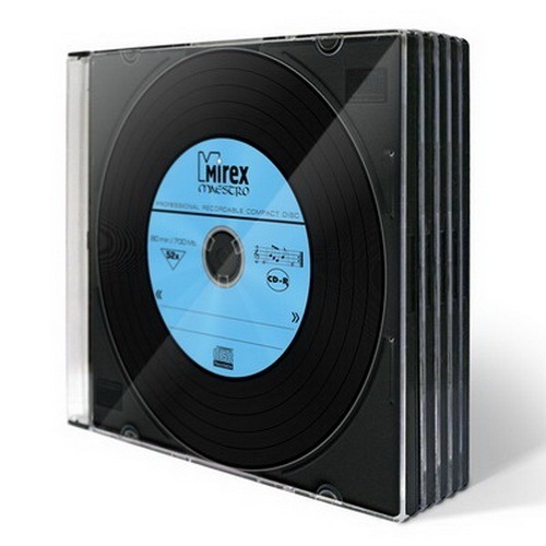 Диск MIREX CD-R MAESTRO 700 Мб 52x  (Vinyl) bulk 100 (500)